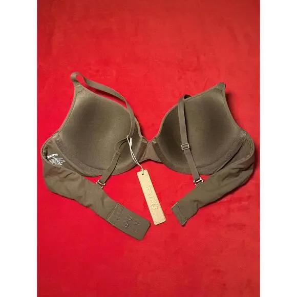 Skims Fits Everybody T Shirt Demi Bra Color Oxide Size 36A - Picture 2 of 3